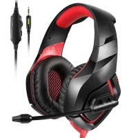 DW-K1-B Wired Gaming Headset Stereo Deep Bass Headset with Mic for PC Photo