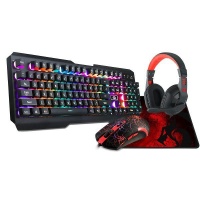 Redragon 4in1 RGB Gaming Combo - Keyboard Headset Mouse & Mousepad Photo