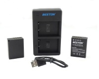Beston USB Dual Charger and 2 Battery Kit for Fuji NP-W126 Photo