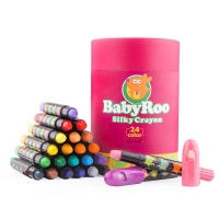 Jarmelo Baby Roo Silky Washable Crayons: 24 Crayons Photo