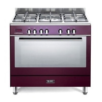ELBA Red 90cm Fusion 5 Burner Gas/Electric Cooker - 9FX827R Photo