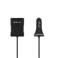 Tellur Car Charger with extension 4USB 9.6A 1.8m Black Photo