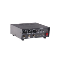 Amplifier 30W 12Vdc 4-8 OHM 2XMIC & 1 x AUX in SD & USB in Photo