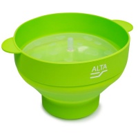 ALTA Silicone Popcorn Maker with Lid - Green Photo
