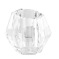 VAGNBYS Tea Light Candle Holder - Diamond Tea Light Holder Crystal Photo
