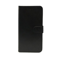 Nokia Deluxe PU Leather Book Flip Cover 9 - Black Photo