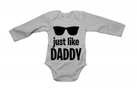 Just Like Daddy - Sunglasses - LS - Baby Grow Photo