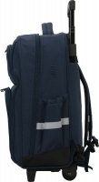 School Mate Large Navy Division Laptop/Tablet Trolley Back Pack S-2971 Photo