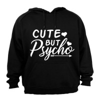 Cute But Psycho - Hoodie - Black Photo