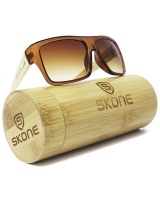 Skone Kaua'i UV400 Protection Bamboo Sunglasses Photo