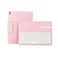 2-in-1 PU Leather Wireless Bluetooth Keyboard Case for iPad 9.7" - Pink Photo