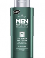 Schwarzkopf MEN Cool Menthol Shampoo 250ml- Oily Hair Photo