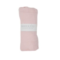 100% Cotton Pink Muslin Wrap Photo