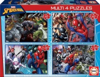 Educa Multi 4 Puzzles - Spider-Man - 50 80 100 150 Piece Photo