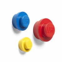 LEGO Wall Hangers - Set of 3 - Red Blue Yellow Photo