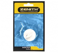 Bulk Pack 10 X Basin-plug Rubber White Zenith Photo