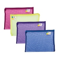 Bulk Pack x 4 Pencil Case Mesh A4 Photo