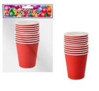 Bulk Pack x 6 Party Cups - Red - 10 Piece Per Pack Photo