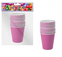 Bulk Pack x 6 Party Cups - Pink - 10 Piece Per Pack Photo