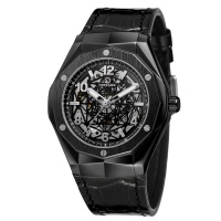 Forsining Augusto Automatic Mens Watch - Black Photo
