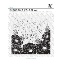Xcut 6x6 Embossing Folder - Full Bloom Roses Photo