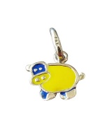 Miss Jewels- Sterling Silver Enamel Finish Cow Charm/Pendant Photo