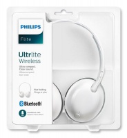 Philips Slim Fold Bluetooth Headphones - White Photo