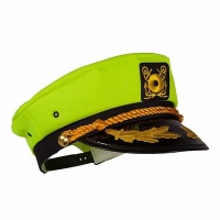 Captain aviation party sailor pilot hat- Green Photo