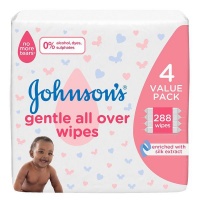 Johnson's Baby Gentle All Over Wipes 288's Photo