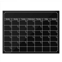 Pack Of 2 Magnetic Fridge Calendar - Black And White Photo