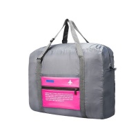 32L Foldable Lightweight Travel Duffel Bag - Rose Red Photo