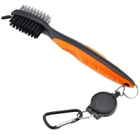 Golf Club Brush & Club Groove Cleaner - Orange Photo