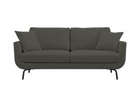 George & Mason Atelier 3-Seater Sofa-Charcoal Photo