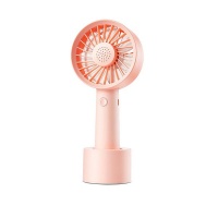 USB Rechargeable Personal Mini Handheld Fan - Pink Photo