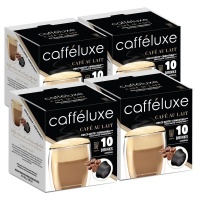 Caffeluxe Dolce Gusto Capsules Compatible Café Latte Coffee 40 Value Pack Photo