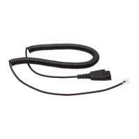 Headset cable - GN QD to RJ09 for Polycom Mitel Avaya - 5 pack Photo