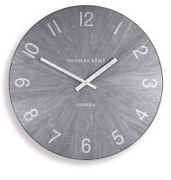 Thomas Kent 56cm Wharf Limestone Open Face Round Wall Clock - Grey Photo