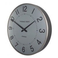 Thomas Kent 40cm Greenwich Silver Round Wall Clock Photo