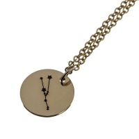 Taurus 18ct Rose Gold Plated Zodiac Constellation Necklace Photo