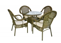JOST Round Garden Table with 4 Chair Photo