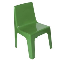 Junior Armless Kiddies Chair Green - Set of 4 Photo