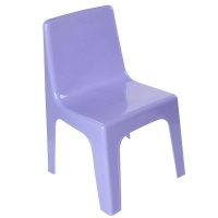 Junior Armless Kiddies Chair Pastel Lilac - Set of 4 Photo
