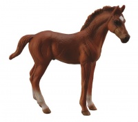 Collecta Horses-Thoroughbred Foal Standing - Chestnut-M Photo