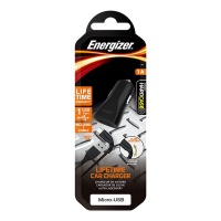 Energizer Car Charger 1A Micro-USB Cable - Black Photo
