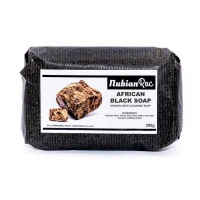 Raw African Black Soap 200g Photo