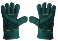 Tradeweld Chrome Leather Gloves Photo