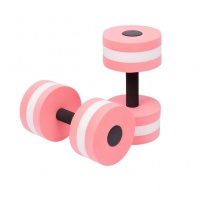 2 Pack EVA Water Dumbbell for Aerobics workout-Pink Photo