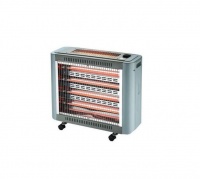 Royal Homeware 5 Bar Quartz Heater with Fan & Humidifier 2000W - Grey Photo