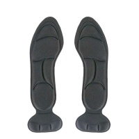 1 Pair 4D Soft Breathable Lady High-heeled Shoe Insoles-Black Photo