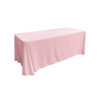 Polyester Rectangular Tablecloth - Blush Linen Photo